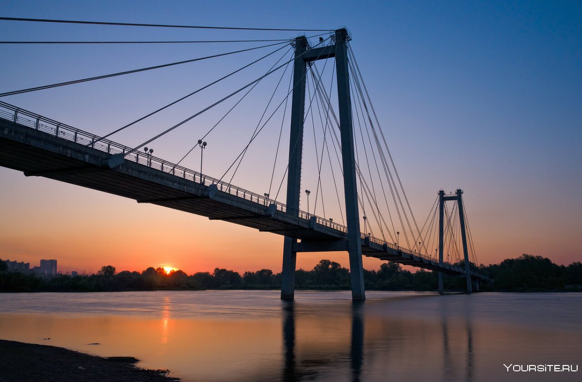 Красноярский подвесной мост