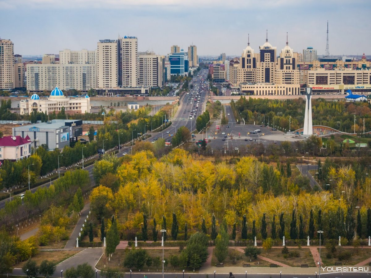 Астана осенью фото