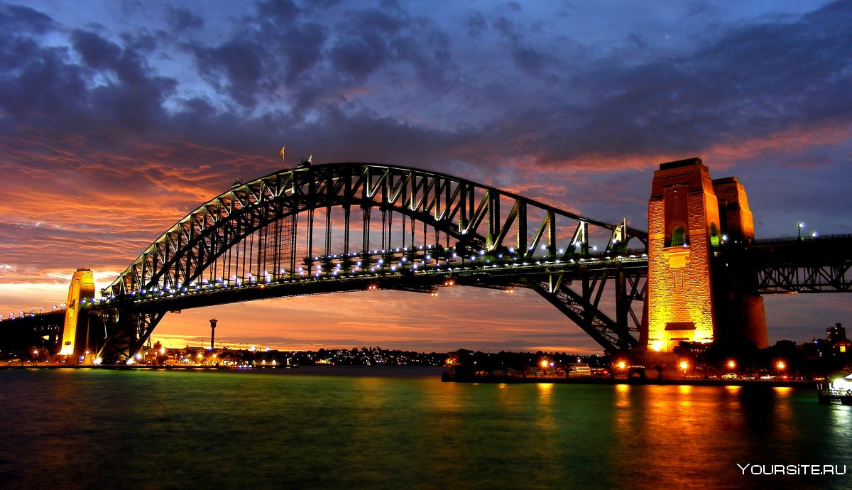 Австралия.Сидней.мост Харбор-бридж