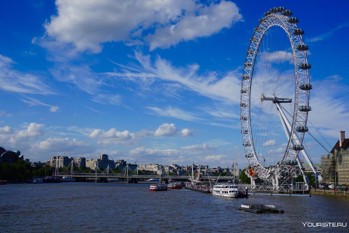 Колесо обозрения “London Eye” (Лондон, Англия)
