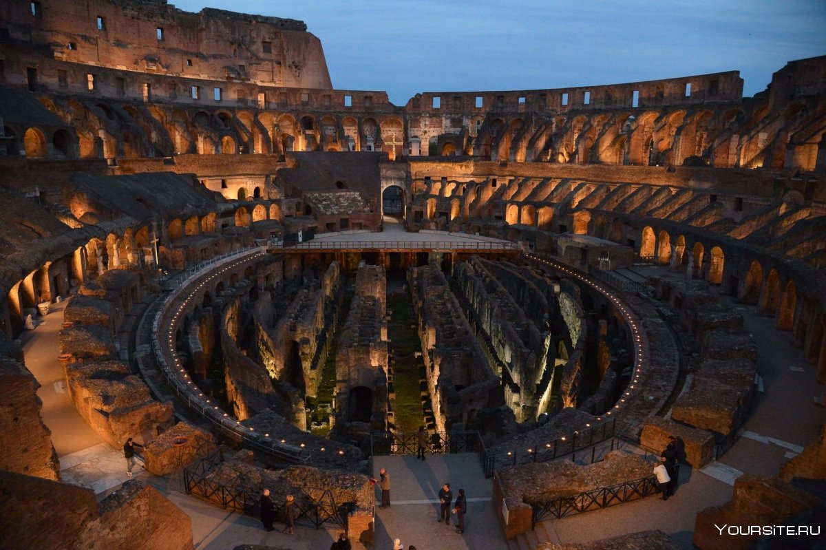 Концерт в Колизее Рим