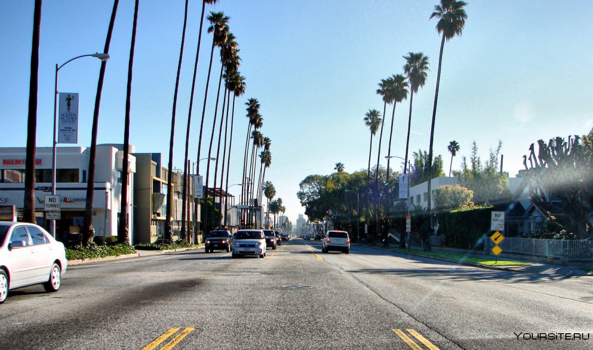 Лос Анджелес дорога