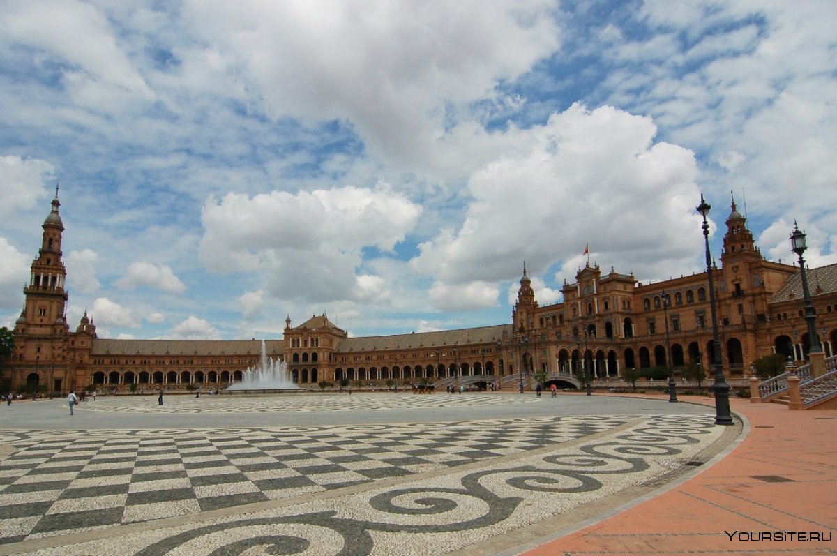 Севилья площадь Испании дворец