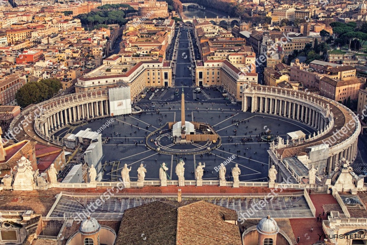Колоннада Бернини Ватикан