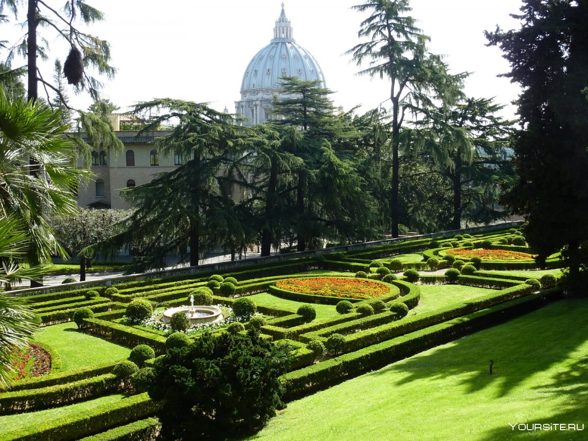 Ватиканские сады Ватикан