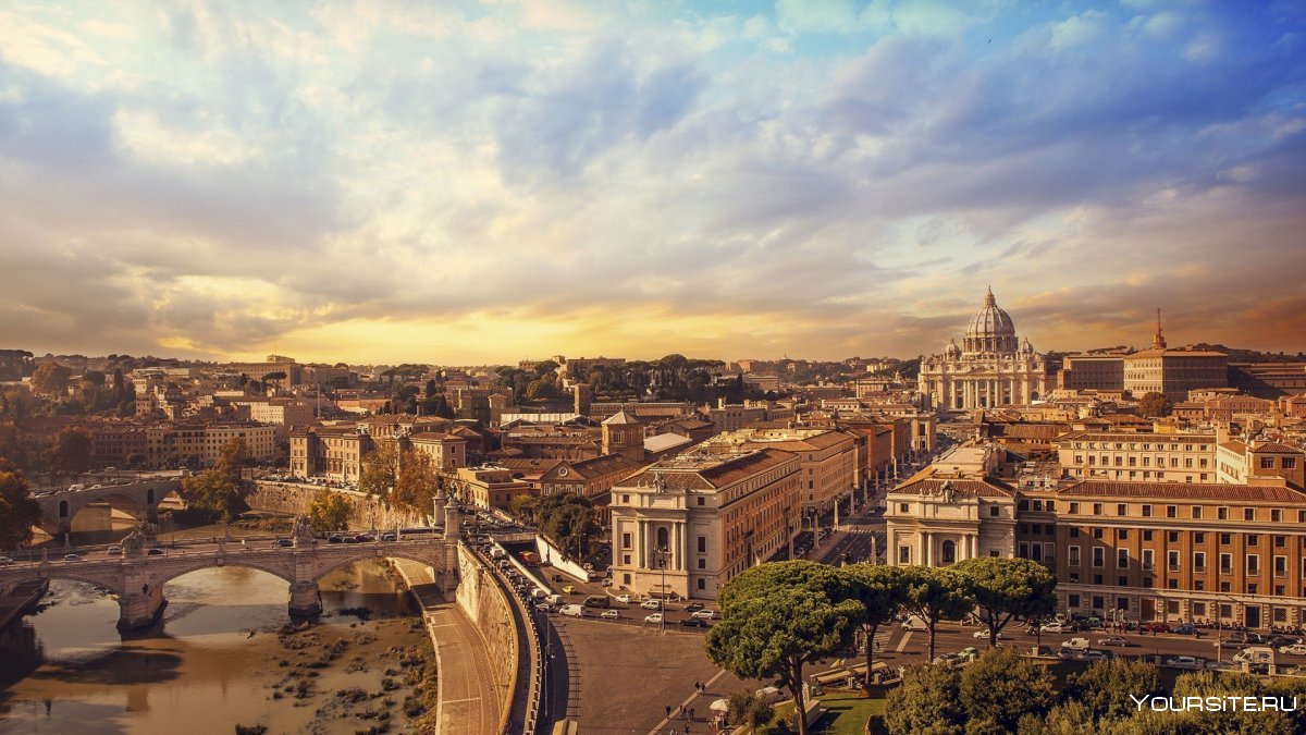 Италия Рим панорама