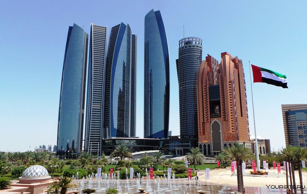 Столица Дубая Абу Даби