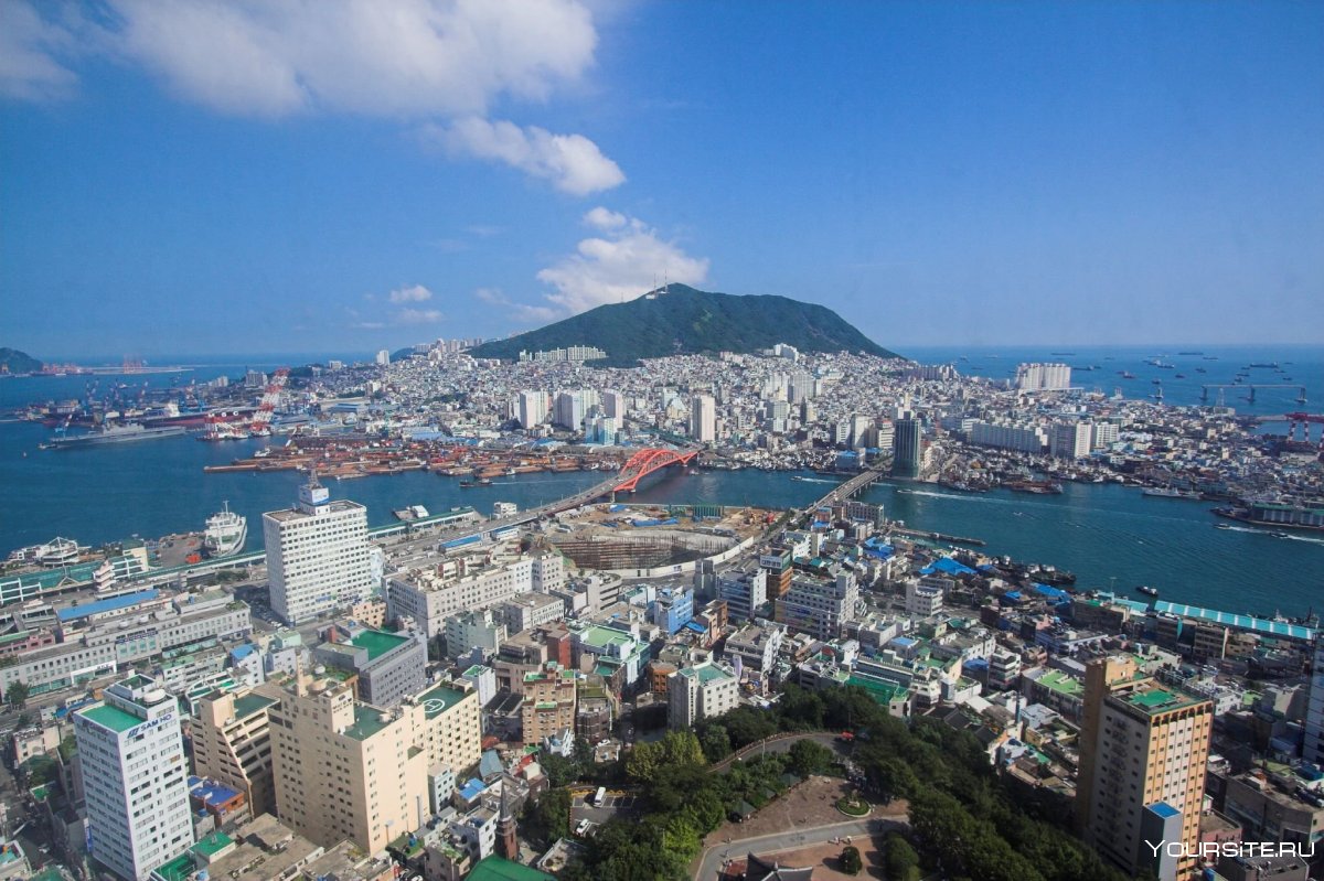 Пусан Южная Корея море