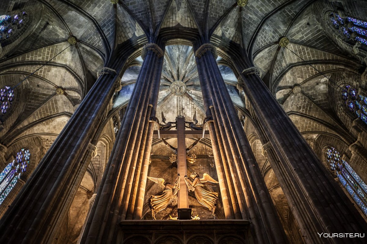 Готик кафедральный собор Барселона