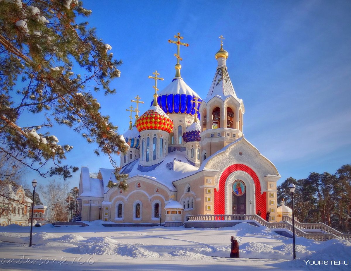 Храм Игоря Черниговского зима