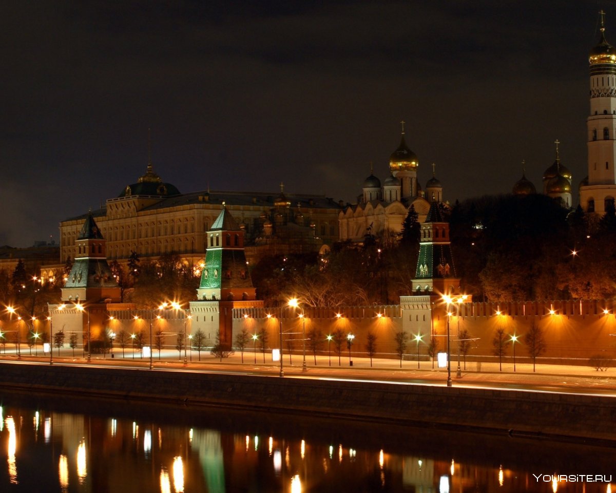 Ночной Кремль Москва