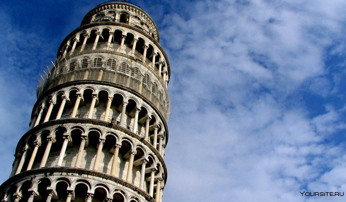 Достопримечательности Италии Пизанская башня