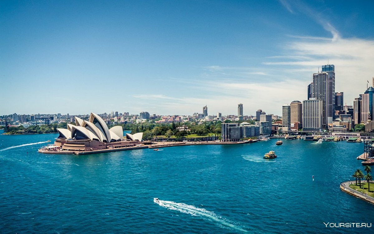 Сиднейская гавань в Австралии