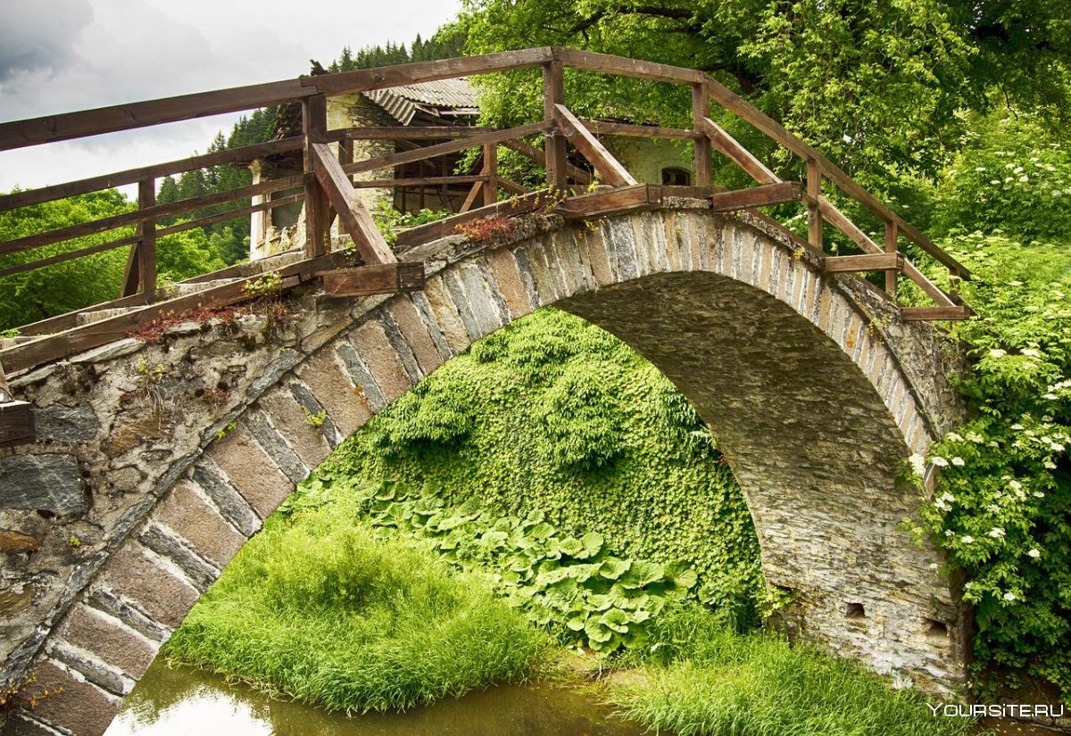 Каменный мост Лев Германия Шварцвальд