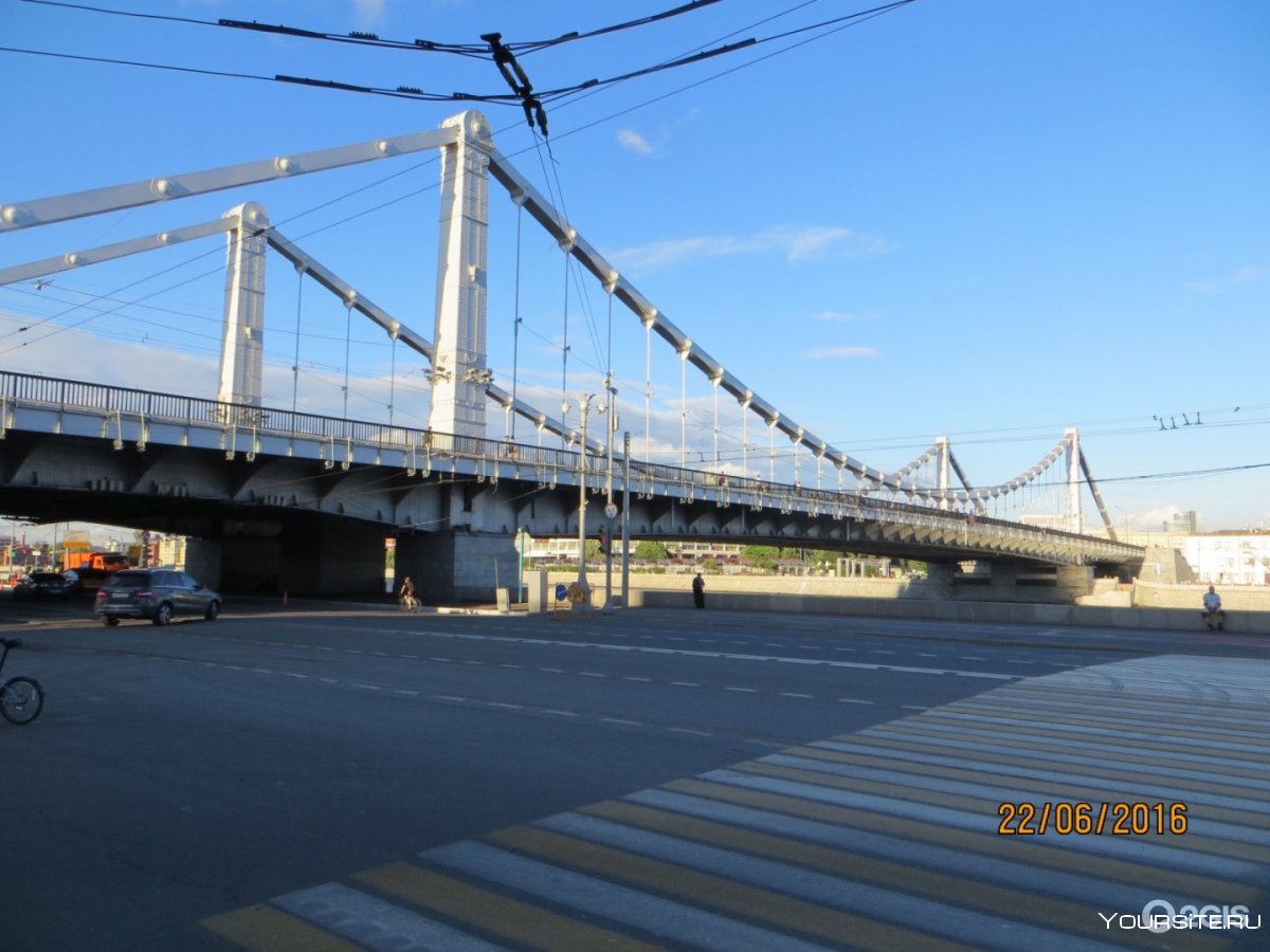 Крымский мост Москва красивые фото