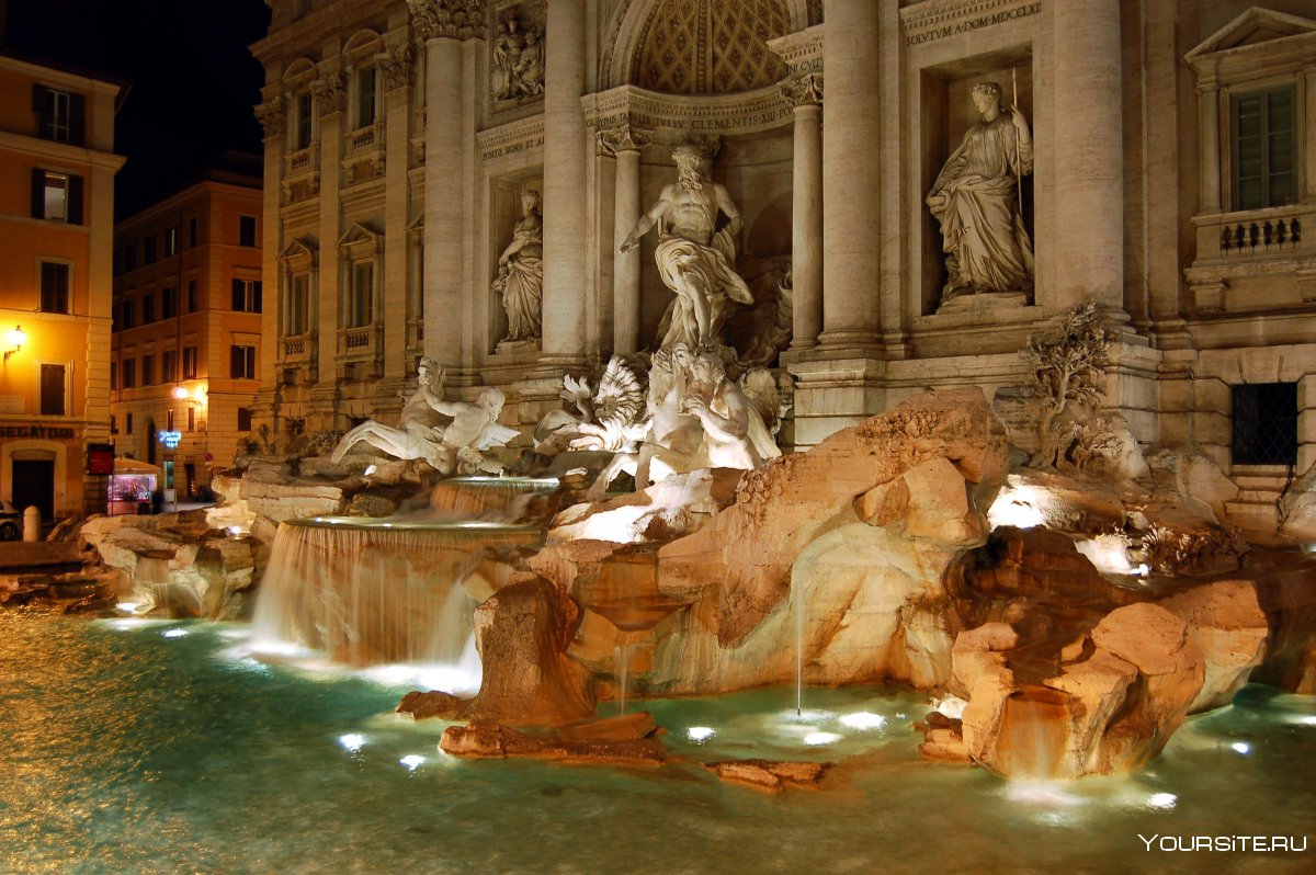 Николо Сальви фонтан Треви в Риме
