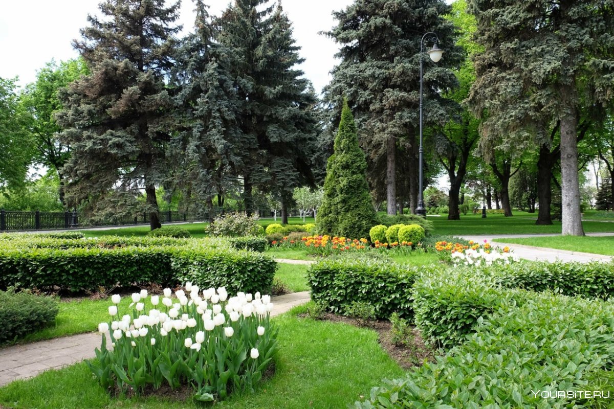 Тайницкий сад и большой Кремлёвский сквер