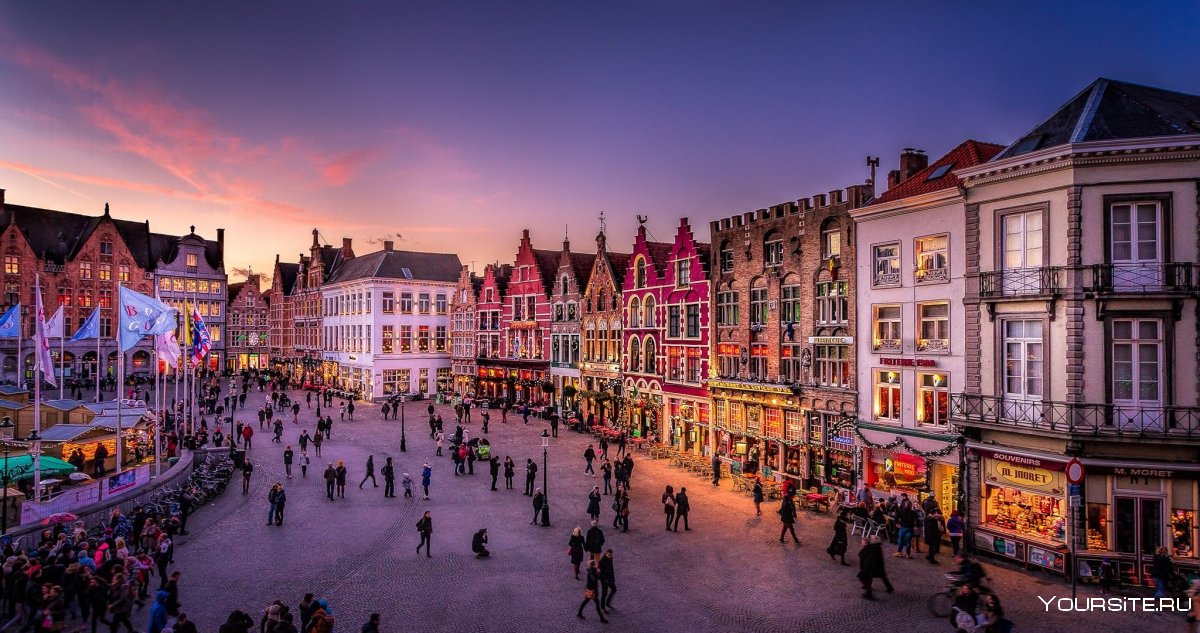 Исторический центр города Брюгге (Бельгия)