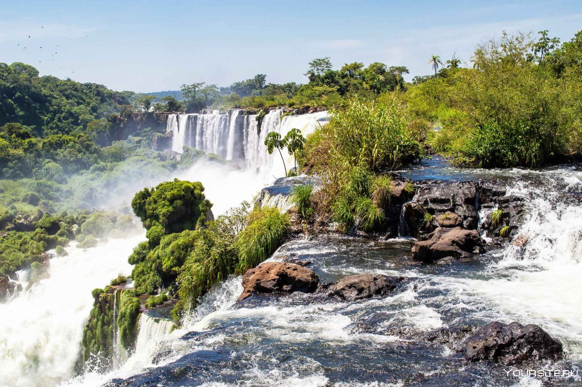 Водопад Игуасу, национальный парк Аргентина.
