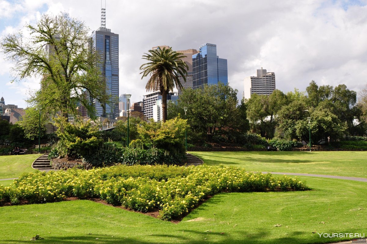 Королевский сад Мельбурн Австралия