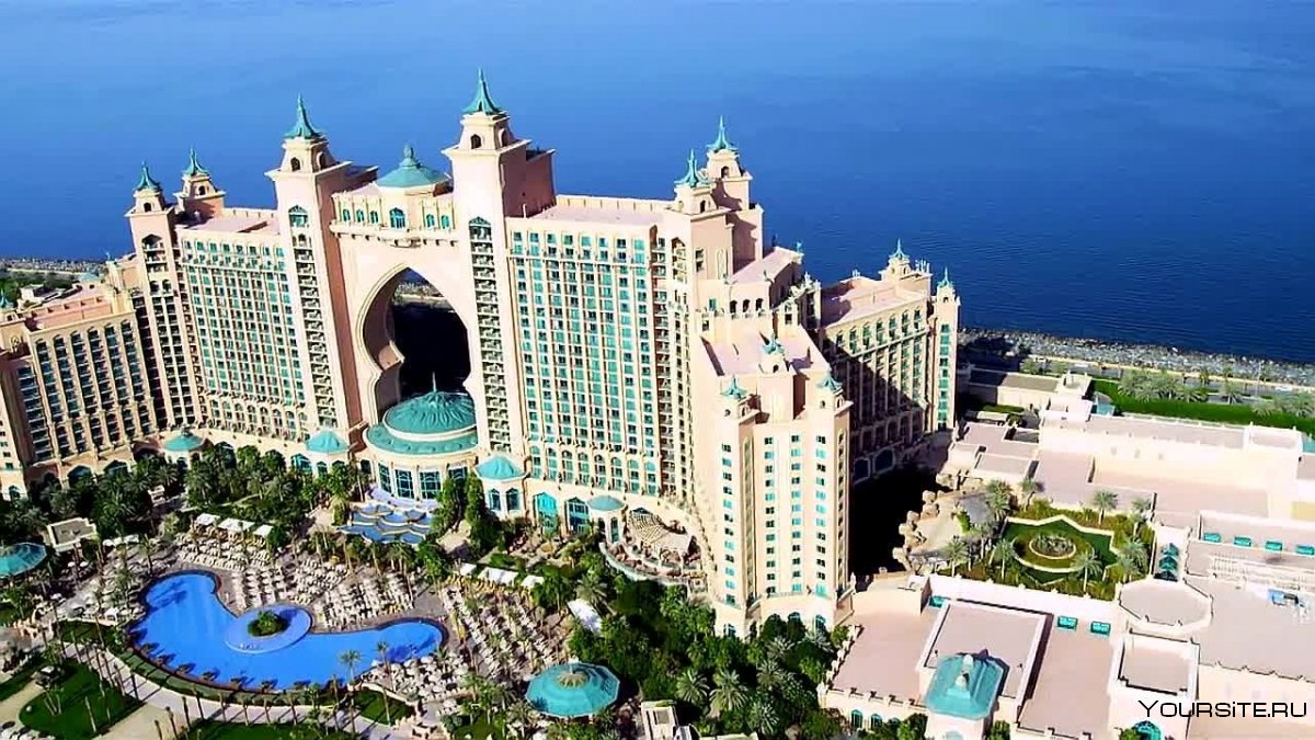 Отель Атлантис в Дубае Каскад