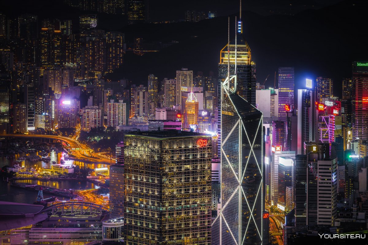 Гонконг небоскреб с маятником
