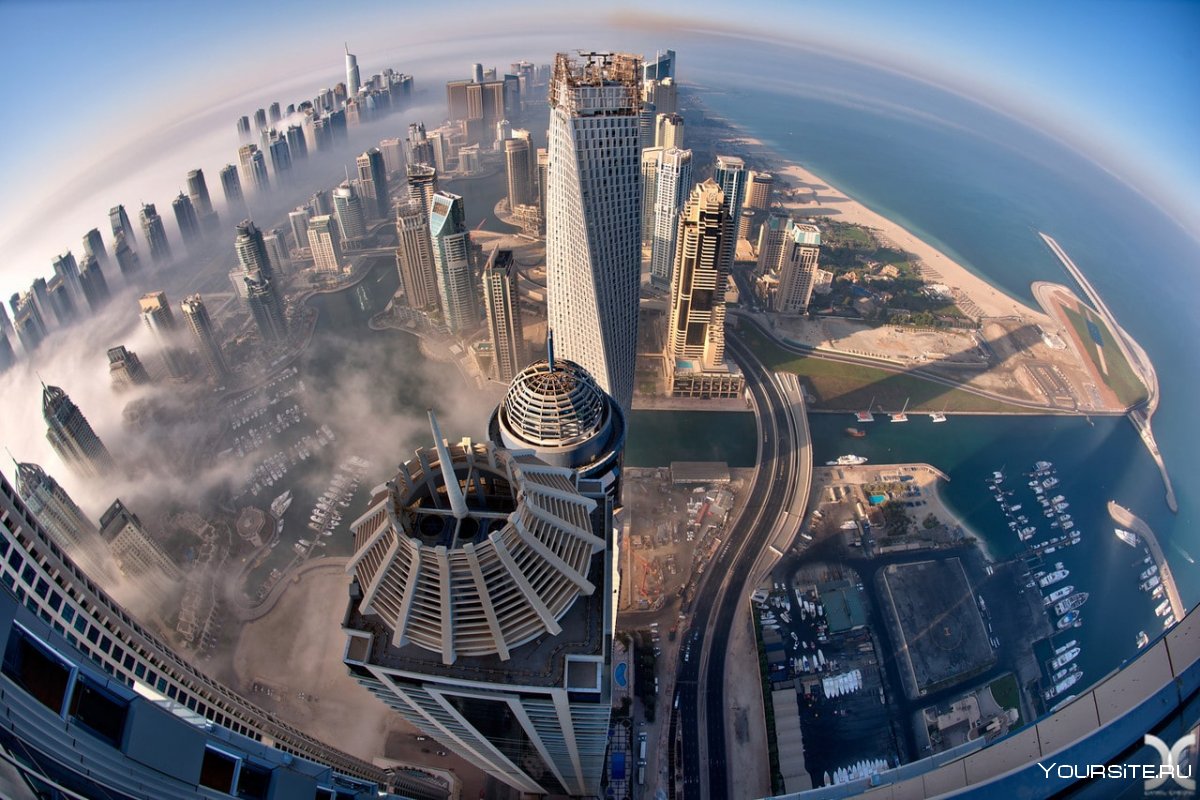 Небоскрёб в Дубае Бурдж Халифа высота