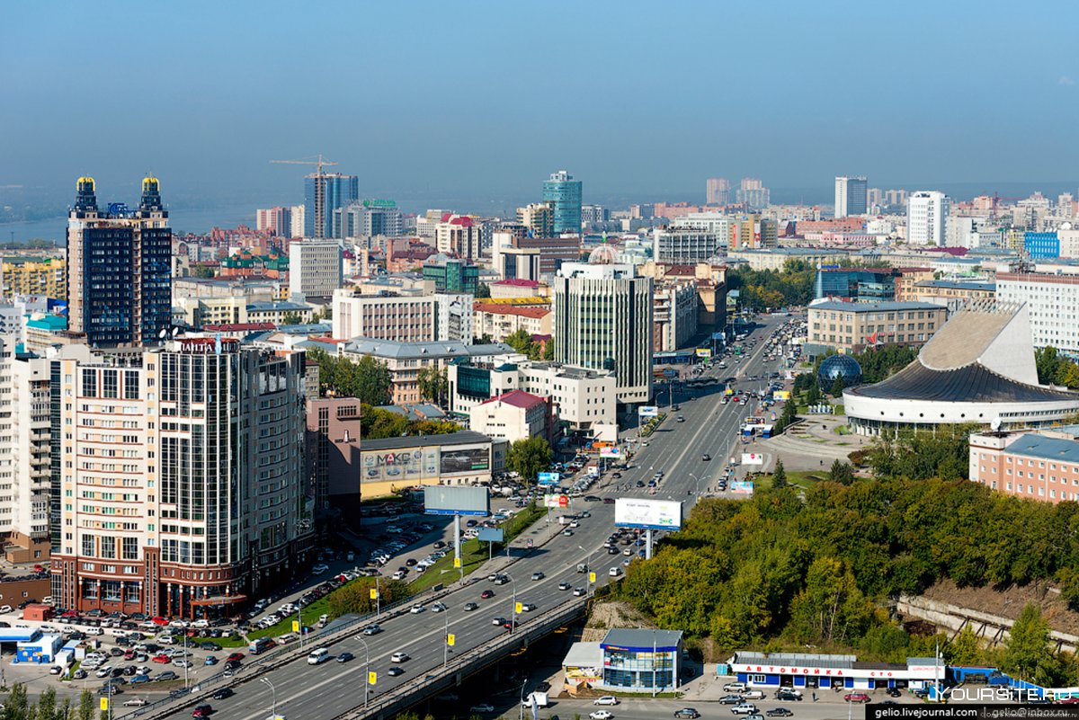Новосибирск Октябрьская магистраль высоты