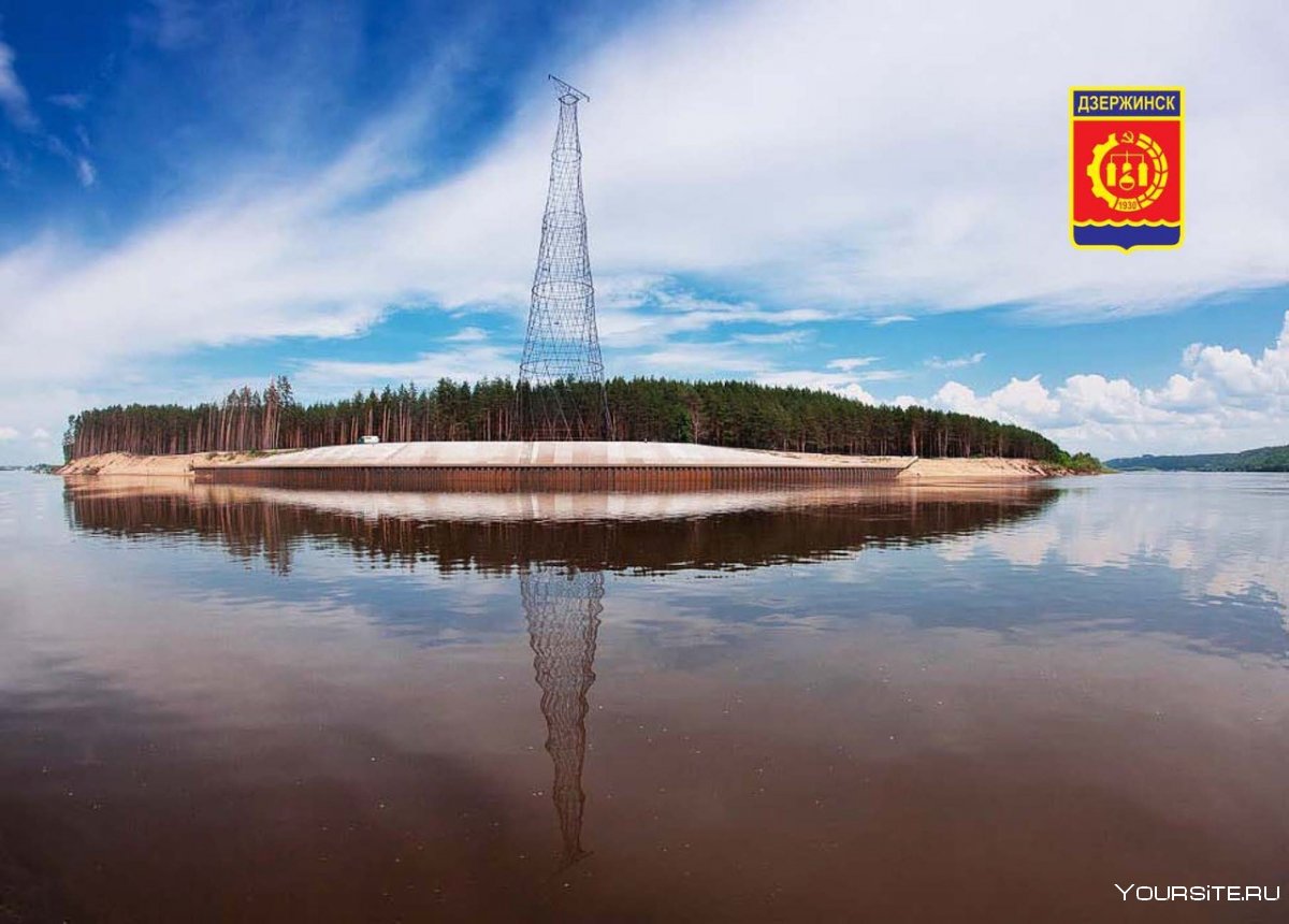 Река Ока в Дзержинске Нижегородской области