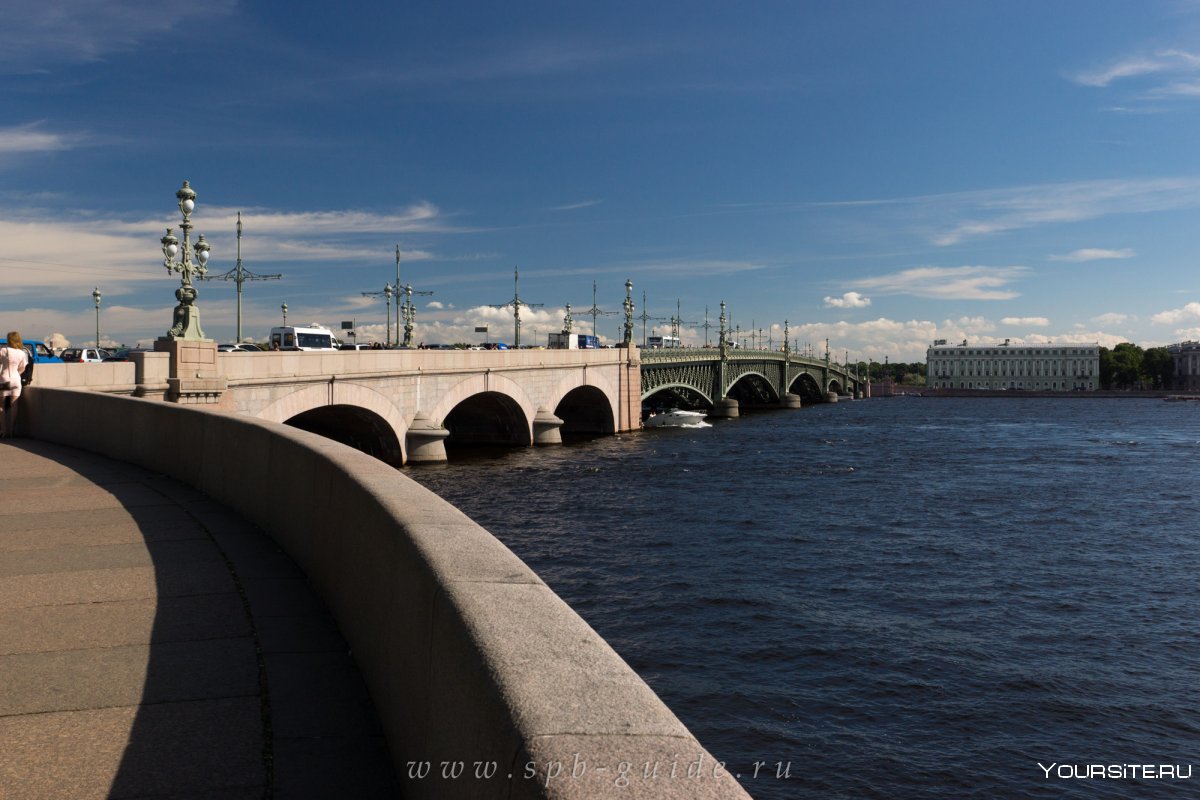 Троицкий мост Петербург
