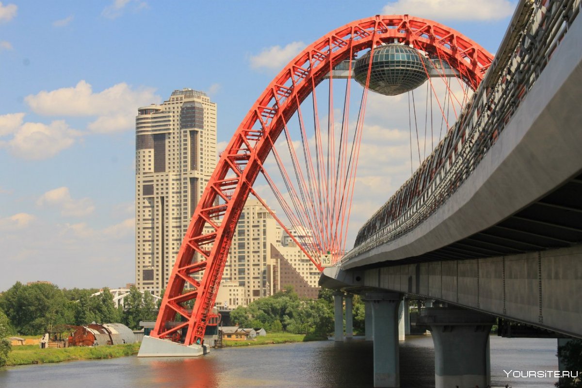 Мост в москве с шаром фото