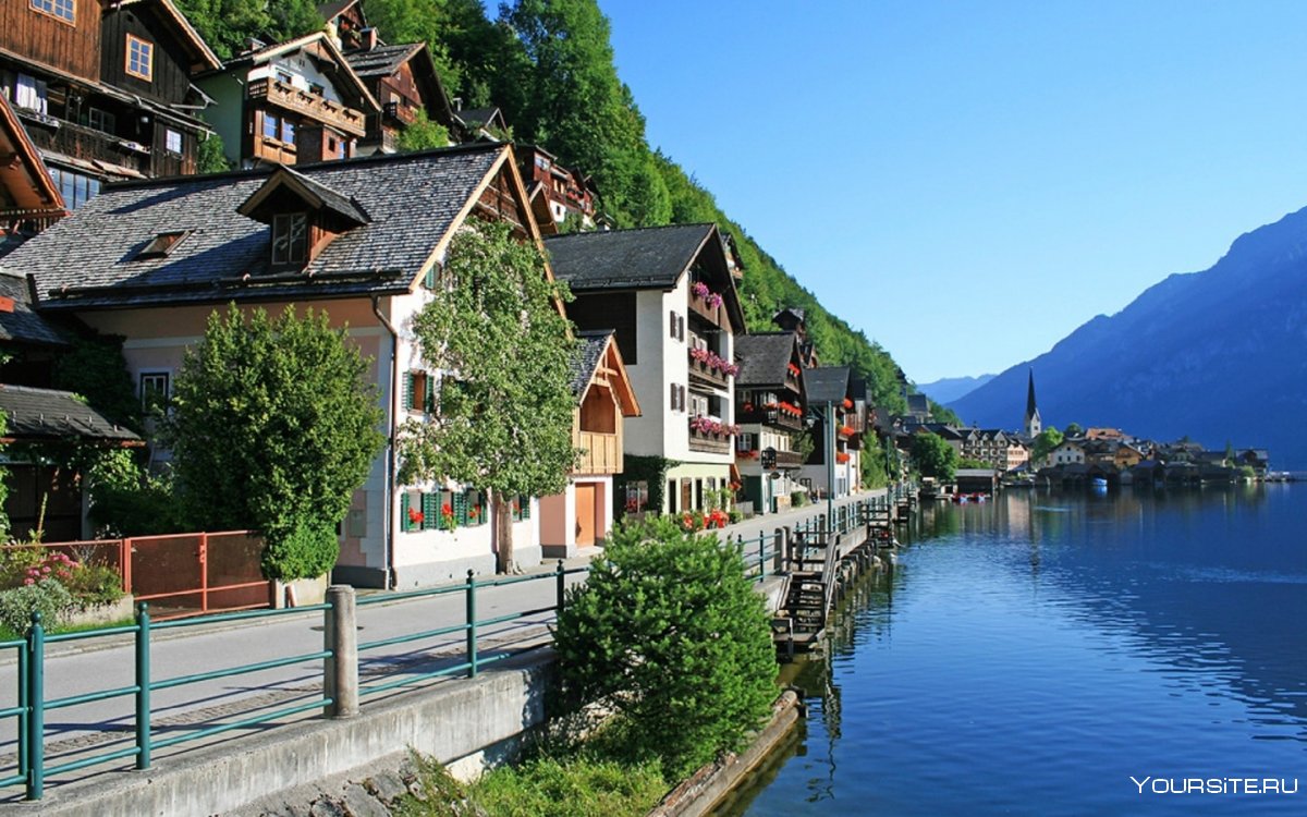 Деревня в Австрии Гальштат