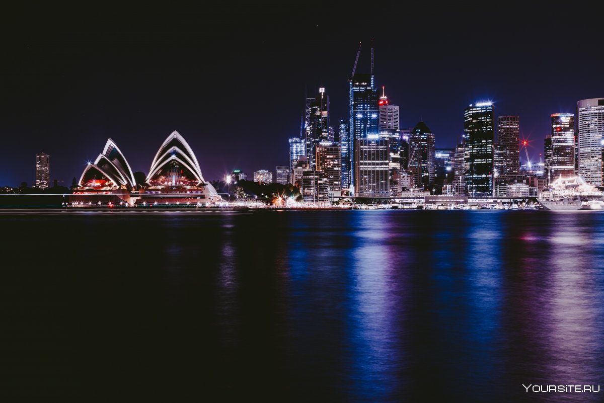 Австралия столица ночной Сидней