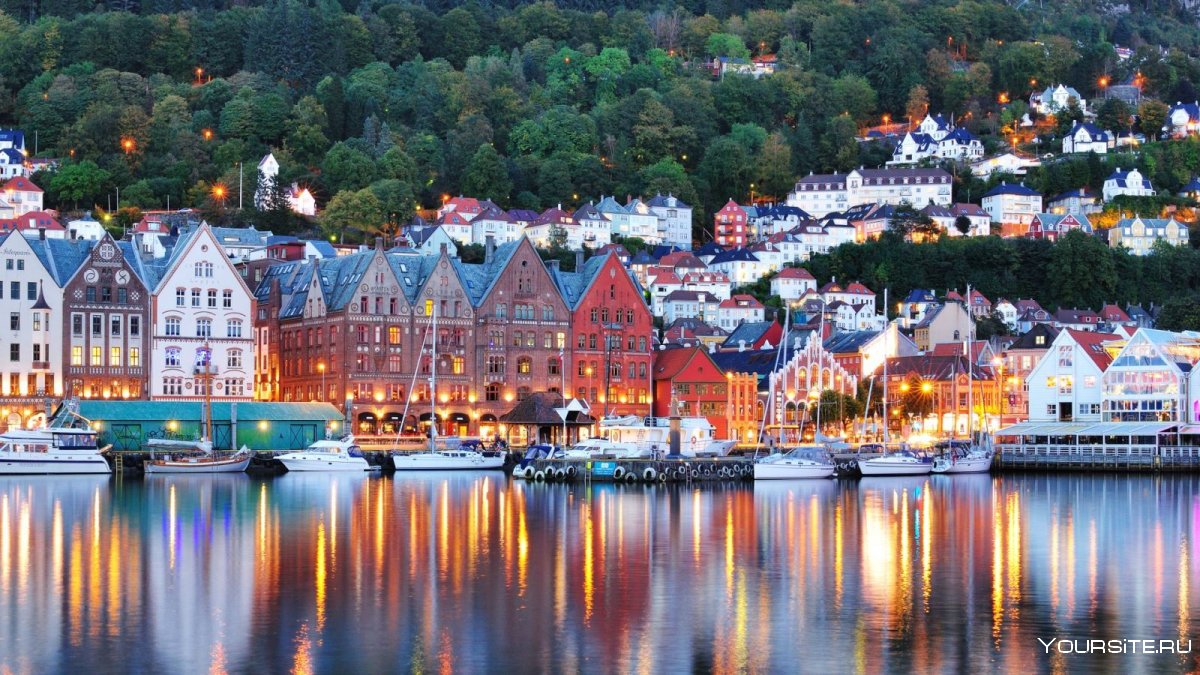 Норвегия Баден город