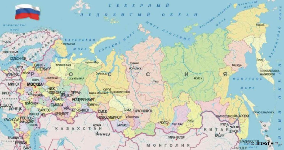 Норильск на карте России
