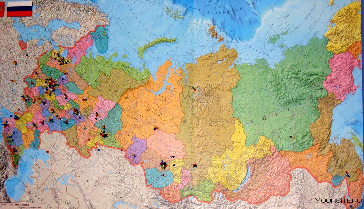 Казахстан и Узбекистан на карте