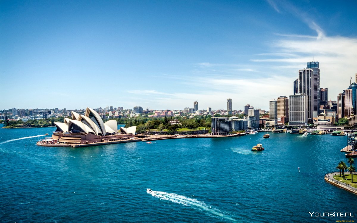Сиднейская гавань в Австралии