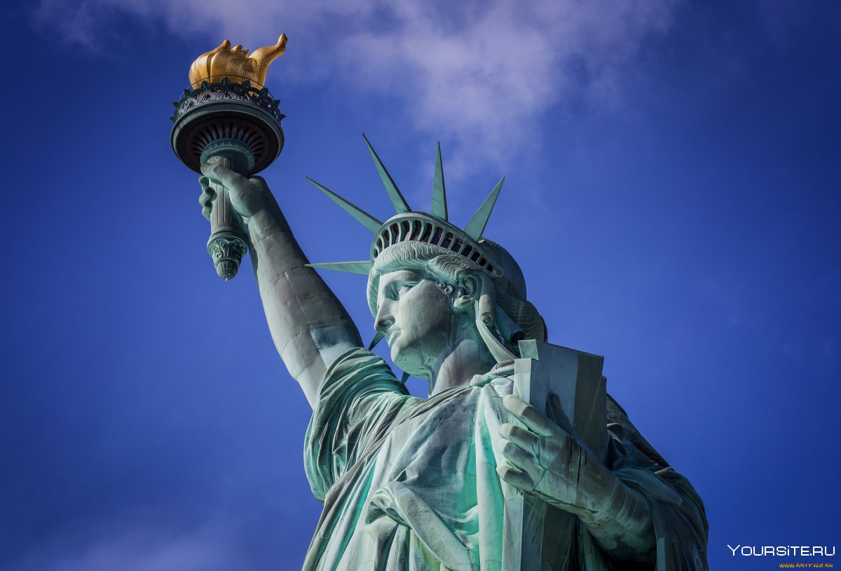 Статуя свободы Нью-Йорк 1912