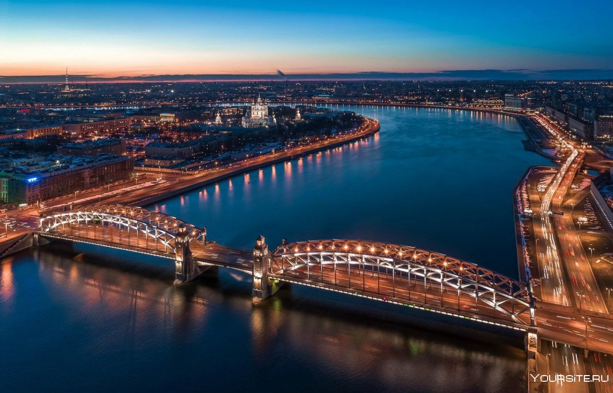 Большеохтинский мост мост в Санкт-Петербурге