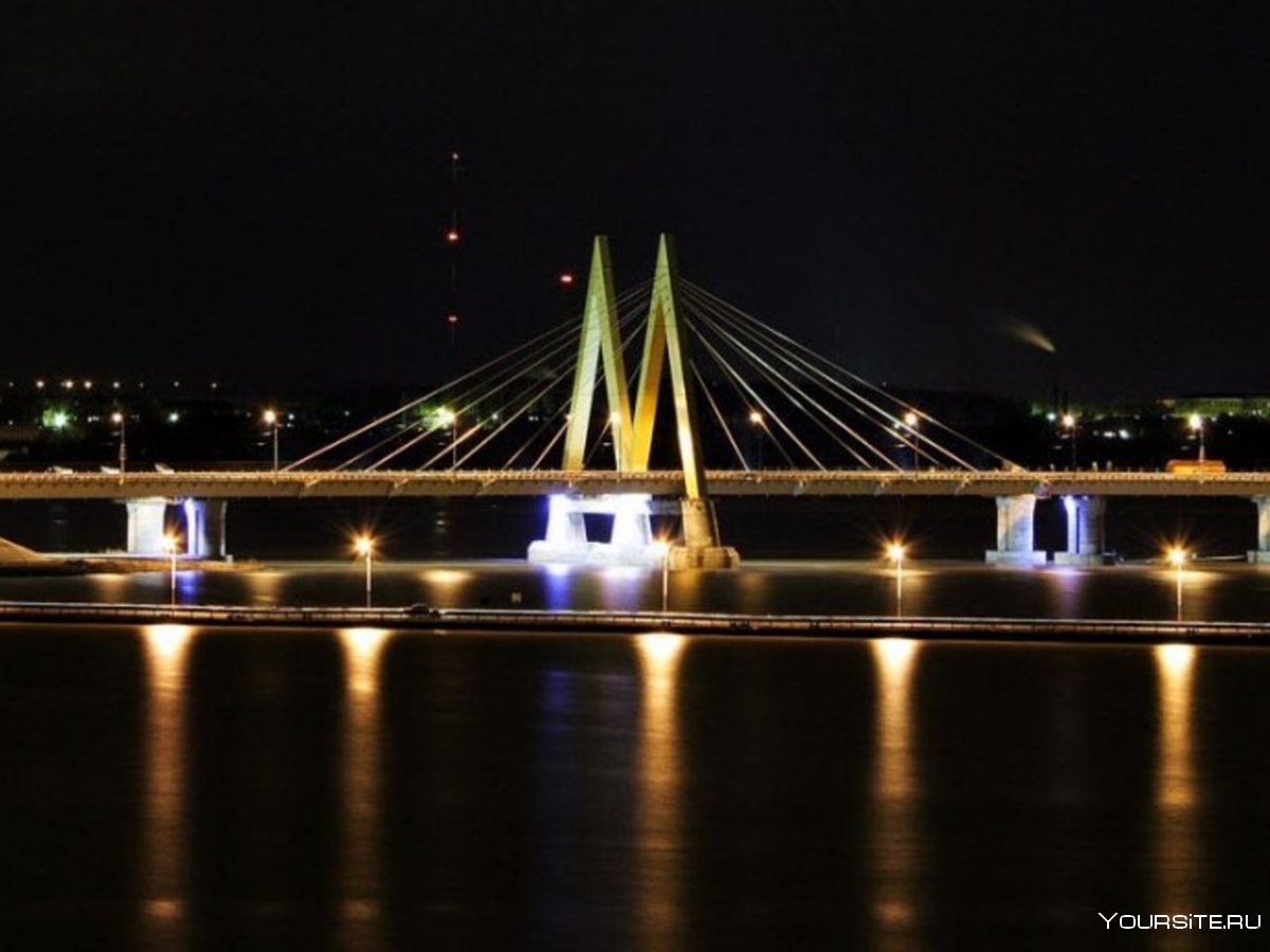 Вид с моста Миллениум Казань