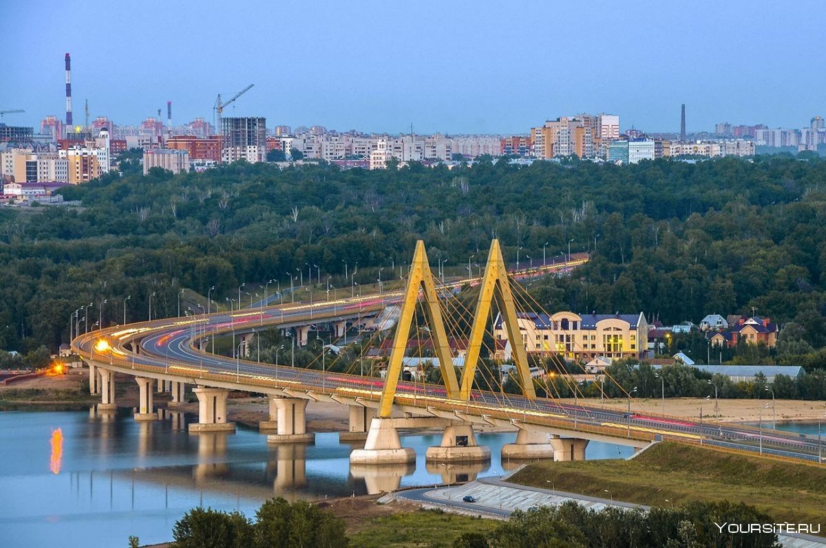 Мост Миллениум Казань дорога