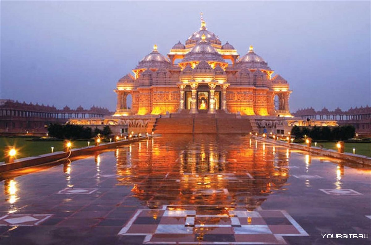 Храм Акшардхам Дели Индия