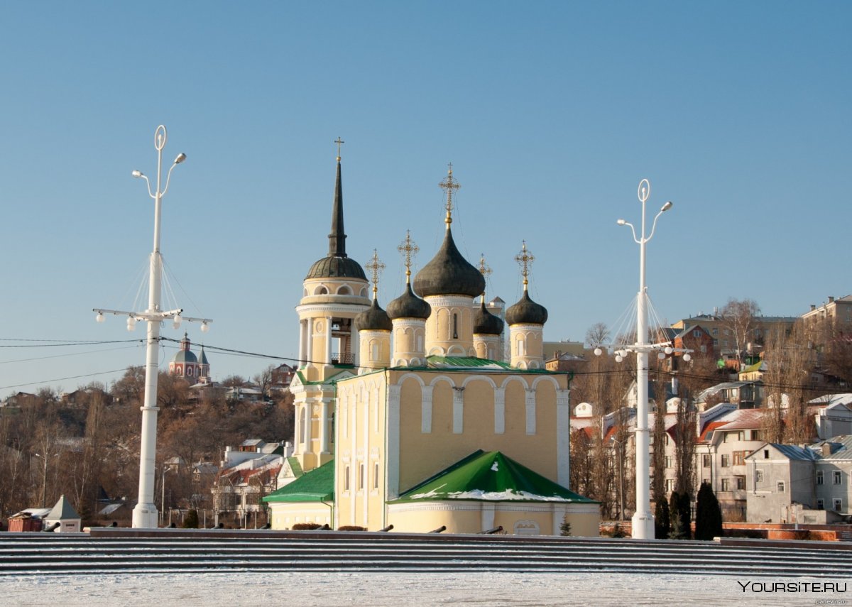 Адмиралтейская набережная Воронеж храм