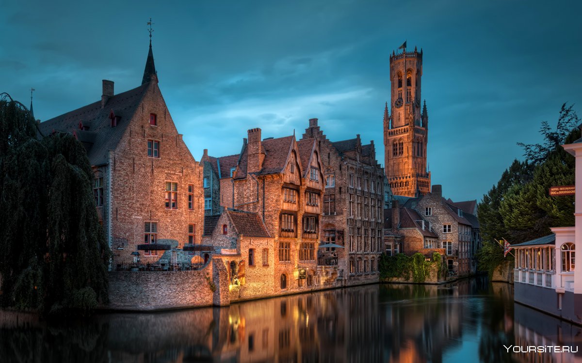 Брюгге средневековый город Бельгии