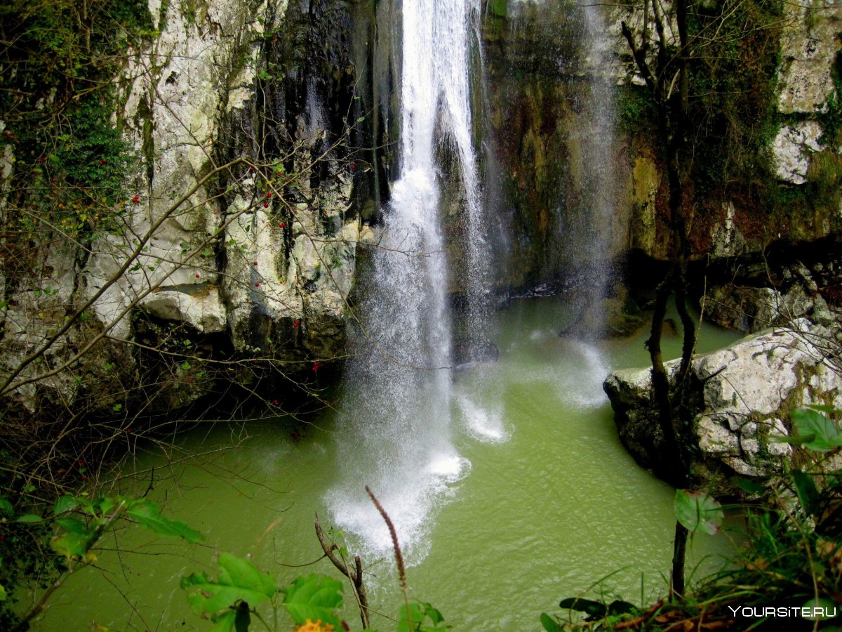 Агурские водопады в Сочи Прометей