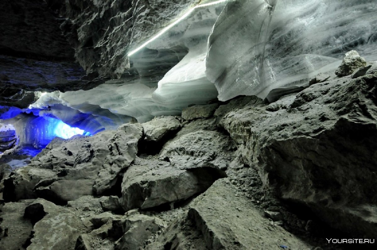 Кунгурская Ледяная пещера грот Полярный
