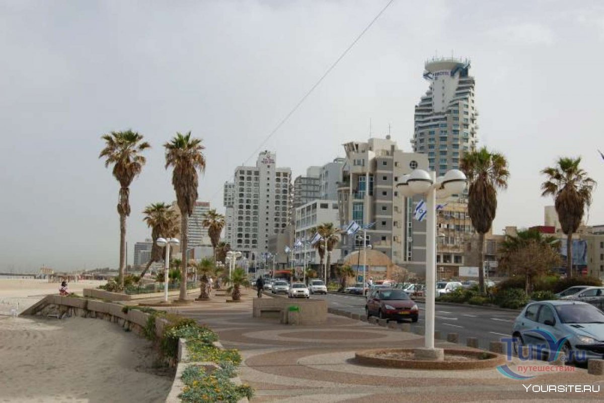 Израиль столица Тель-Авив набережная