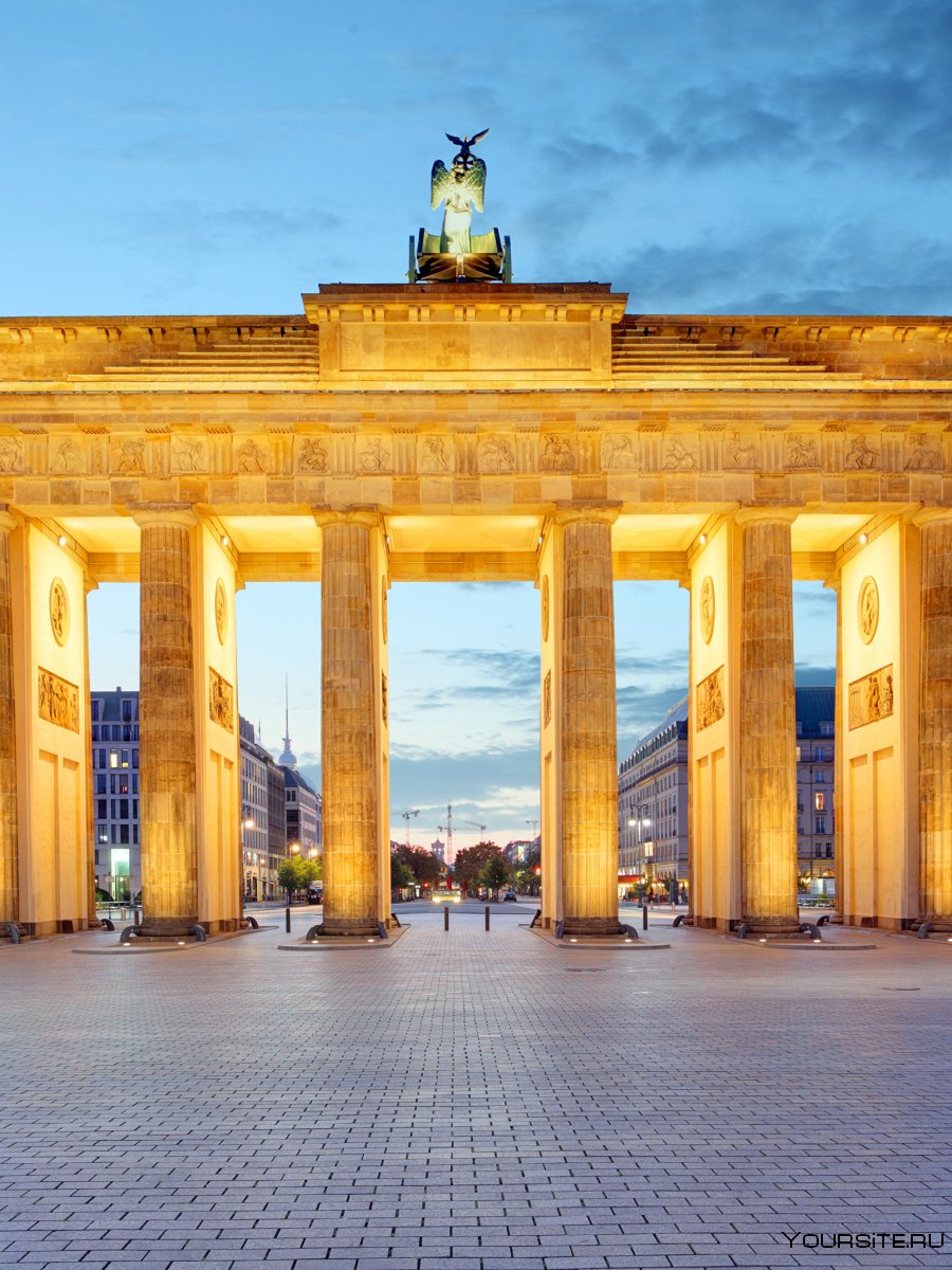 Бранденбургские ворота Берлин Германия