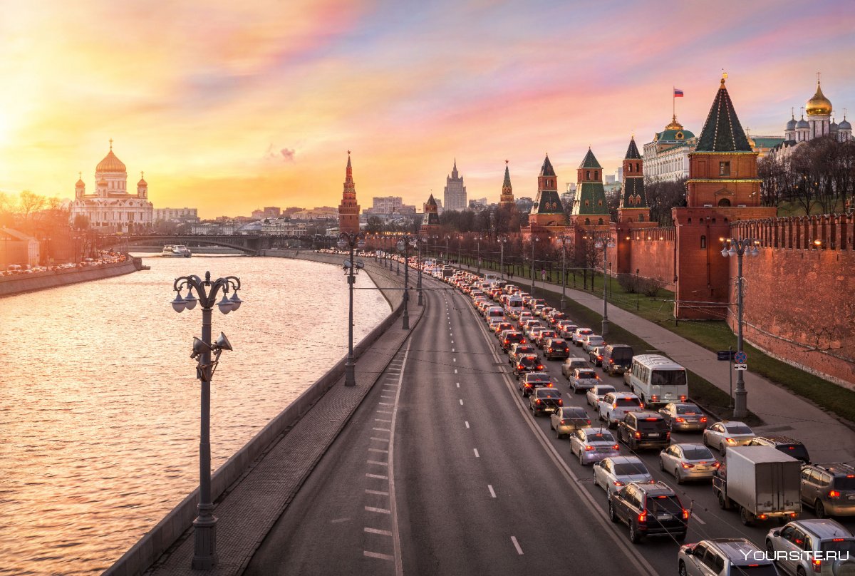 Красная площадь Кремлевская набережная