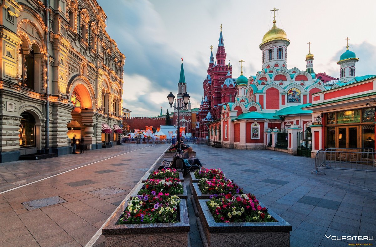 Москва улицы красная площадь